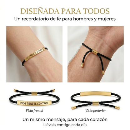 Pulsera de Fe "Dios tiene el control"